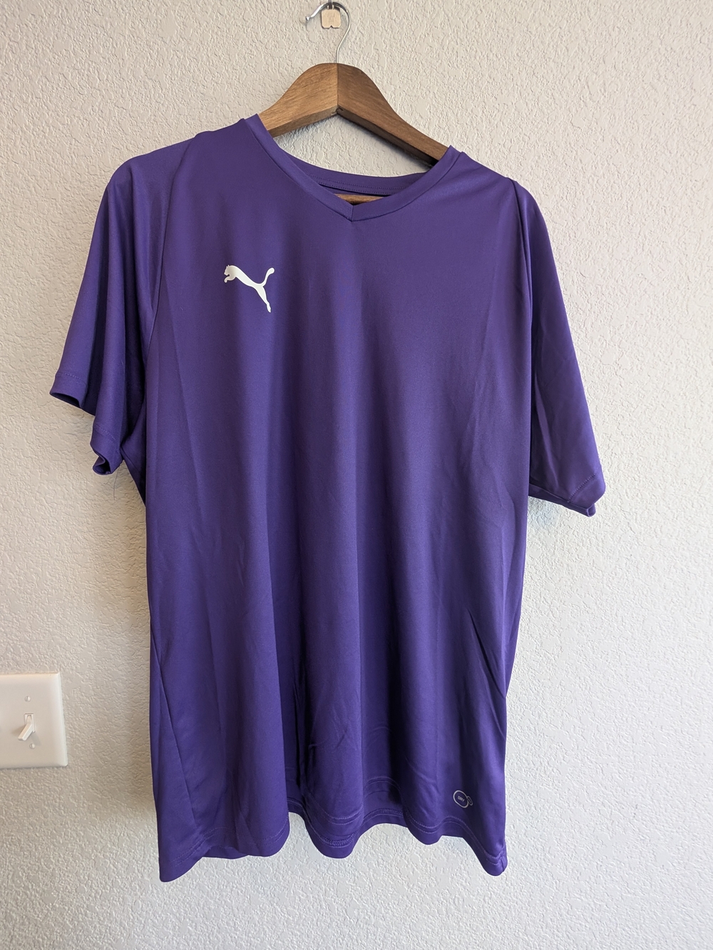 PUMA Women's Purple Performance Dri Fit Tee Sz XL